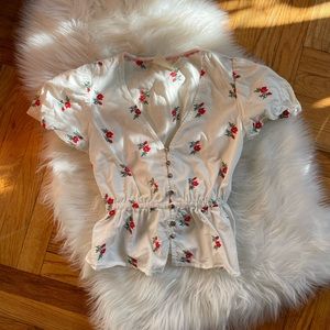 Maeve by Anthropologie floral top